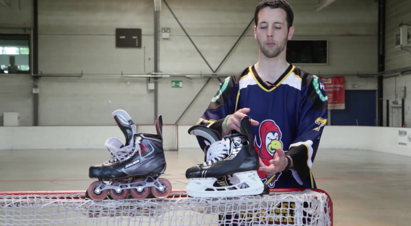 Difference-between-ice-and-inline-roller-hockey-equipment-skates