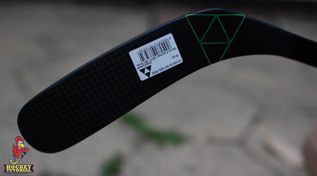 how to remove sticker from hockey stick blade