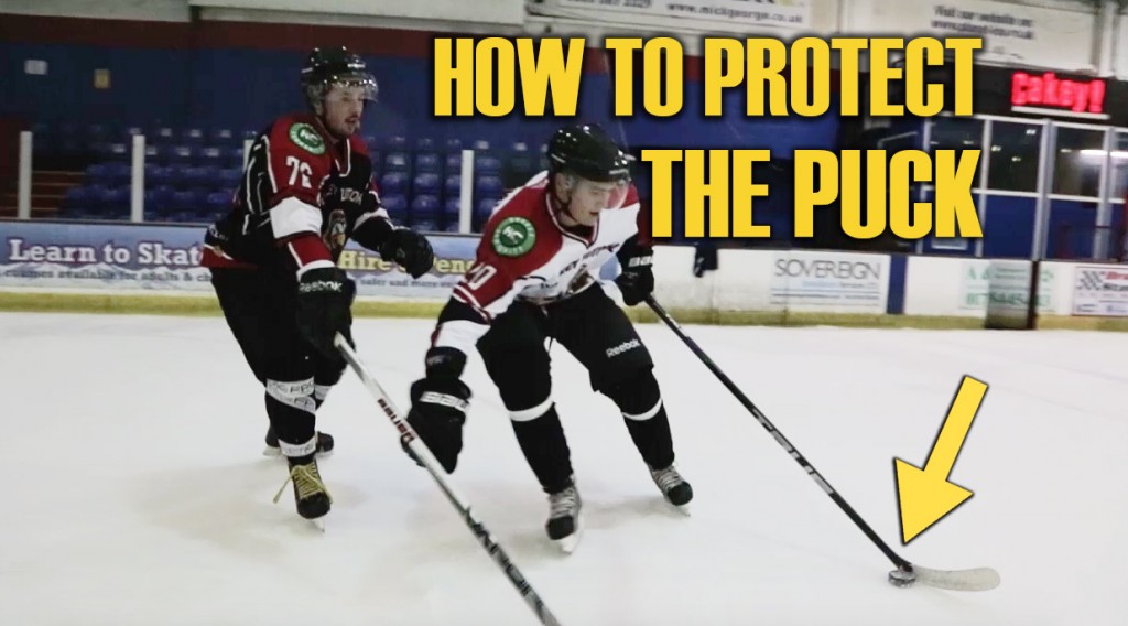 How to protect the puck in hockey Puck protection Hockey Tutorial
