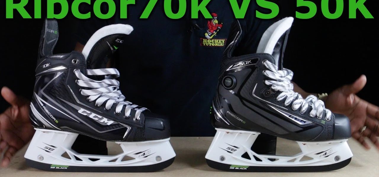 CCM Ribcor 70k vs 50k Ice Hockey skates 